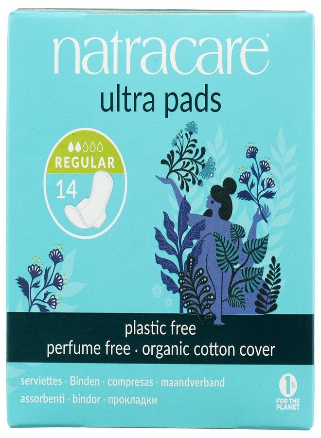 Natracare Pads Ultra with Wings 14 ct (2 Pack) - Image 1